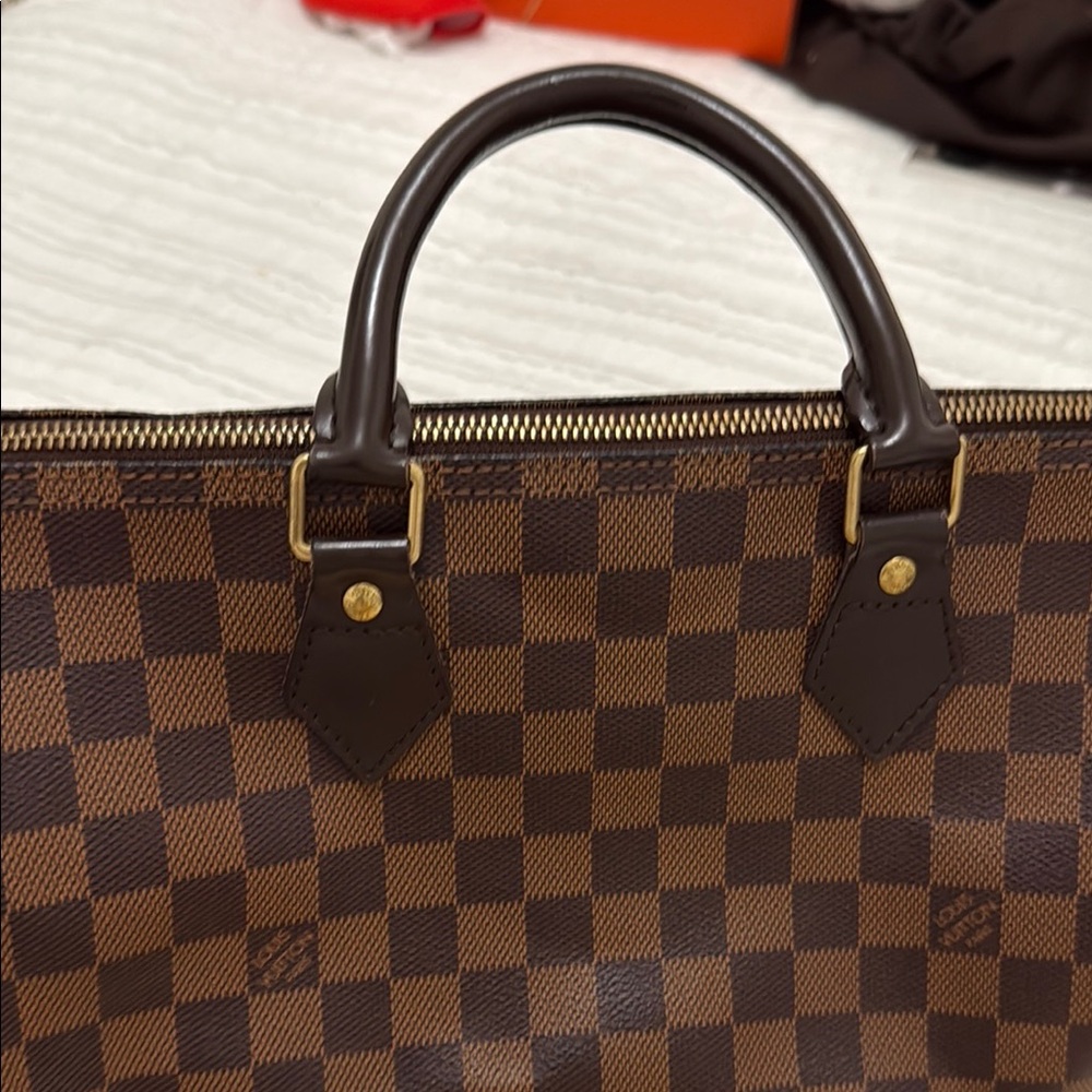 Louis Vuitton Dark Brown Checkered Duffel Bag - Picture 2 of 16